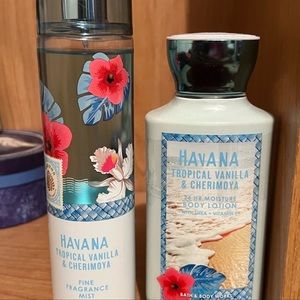 Havana tropical vanilla cherimoya bath and body works